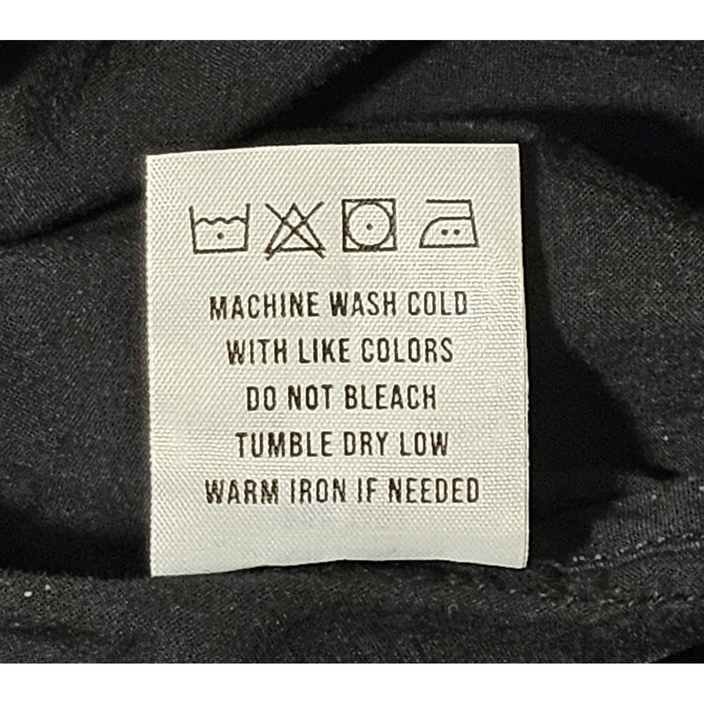 Buck Mason Mainstay Cotton Slip Dress Size Small Black Maxi Pockets Belt - Picture 6 of 6